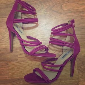 Fuchsia Pink Purple Steve Madden Heels